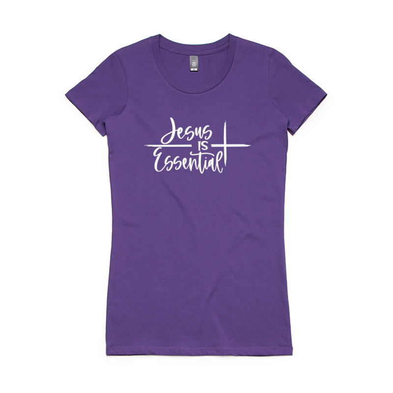 Jesus Is Essential Cross – Women – Tees And Such